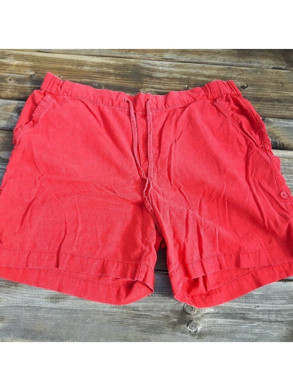 JOE FRESH Women's Red Shorts Joe Fresh XL